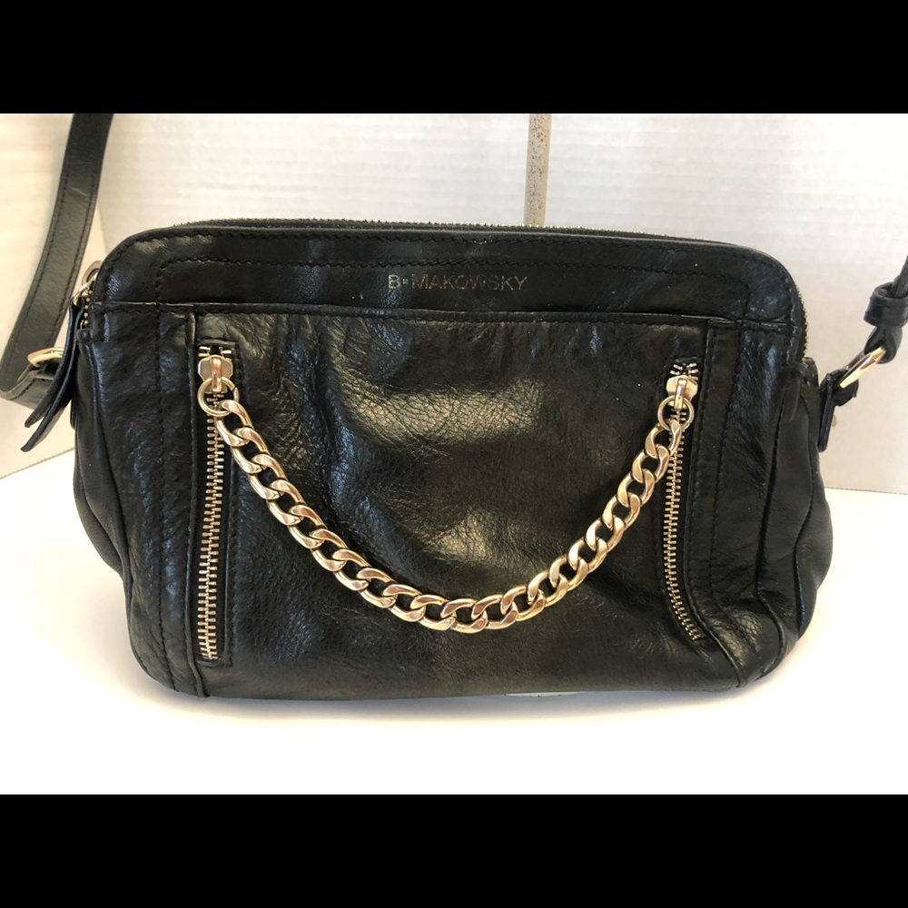 B. Makowsky leather crossbody bag